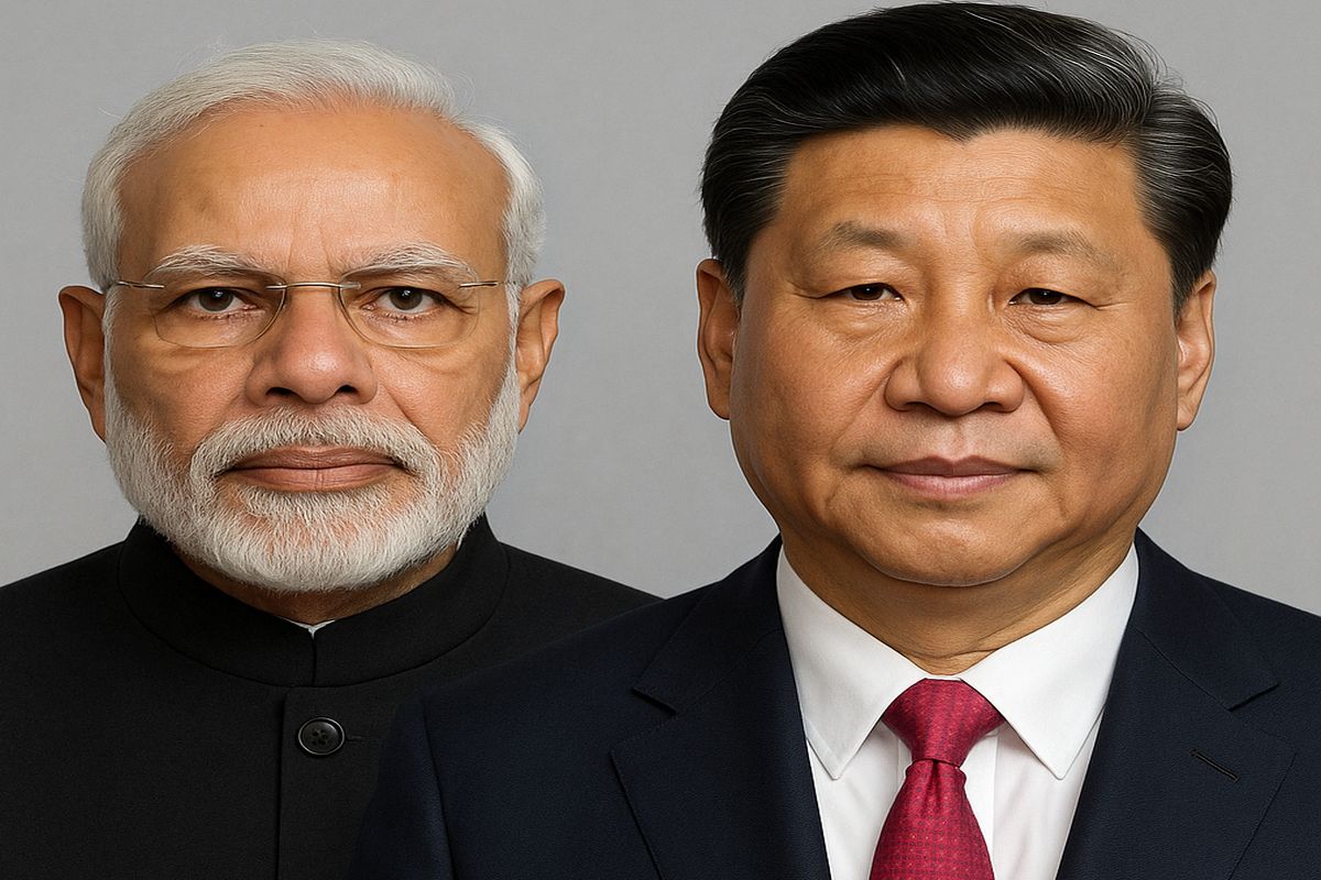 Modi And Zinping Photo AI genreted