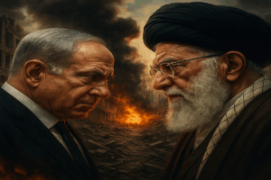 Israel-Iran War Live Photo AI genreted