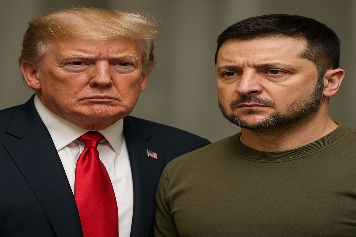Donald Trump And Zelensky AI Genreted Photo