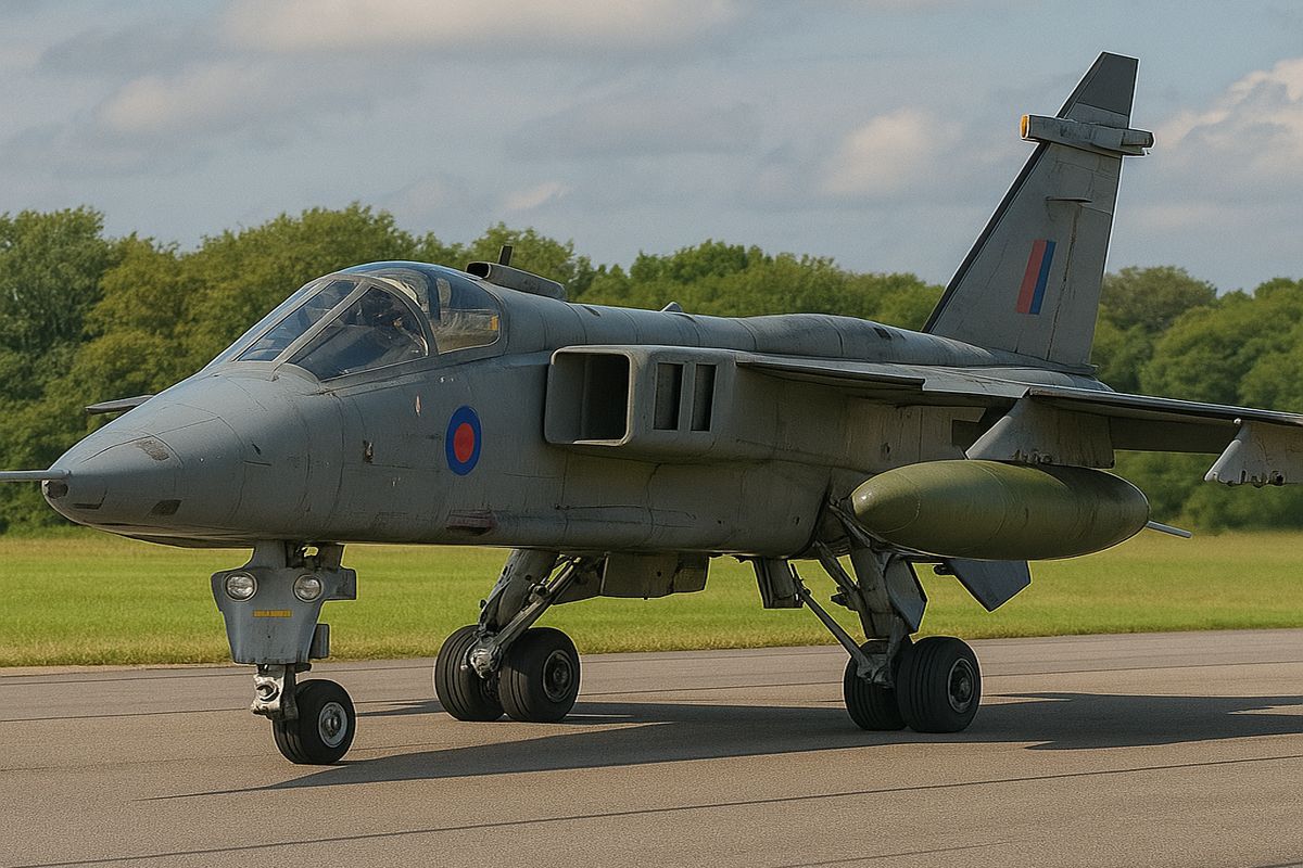 Jaguar Fighter Jet Photo AI Genreted