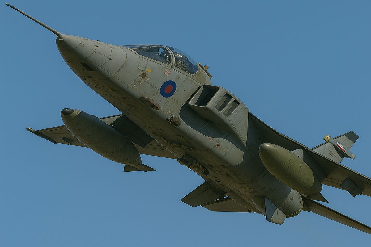 Jaguar Fighter Jet Photo AI Genreted5