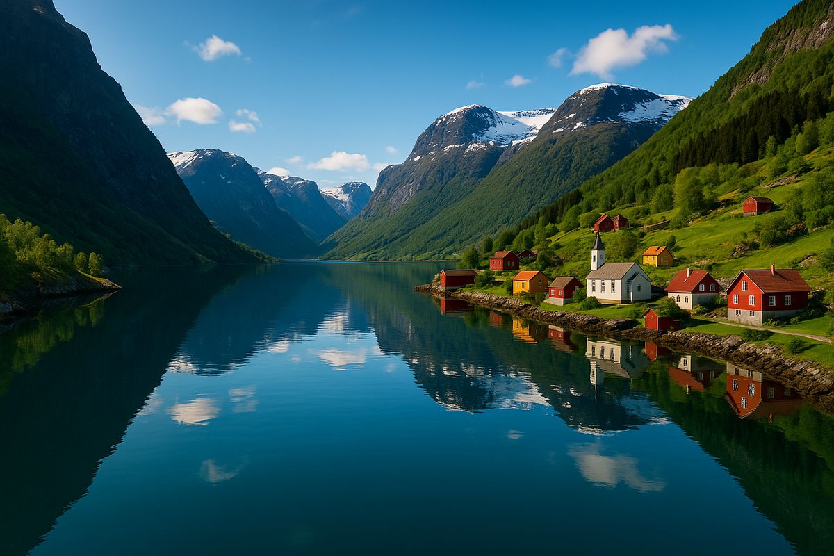 Norway End Of The Earth AI Genreted Photo
